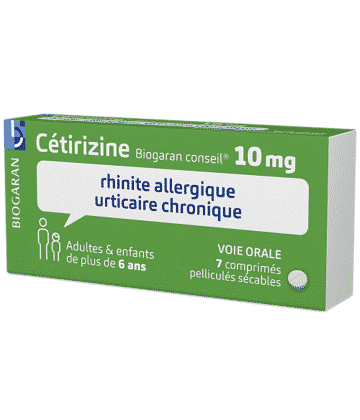 Cétirizine : Indications, Posologie, Effets secondaires